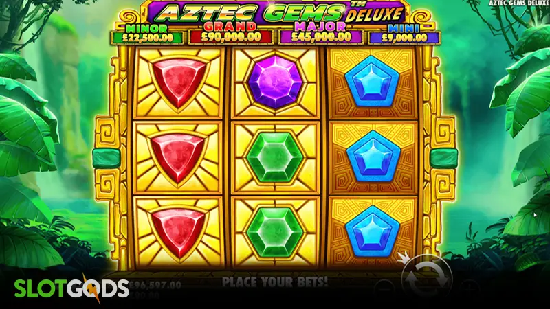 Aztec Gems Deluxe Slot - Screenshot 