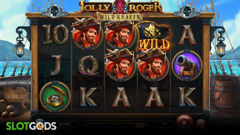 Jolly Roger Wild Kraken Slot - Screenshot 