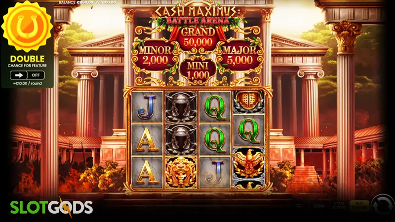 Cash Maximus: Battle Arena Slot - Screenshot 