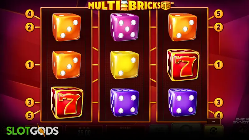 Multi Bricks Dice Slot - Screenshot 