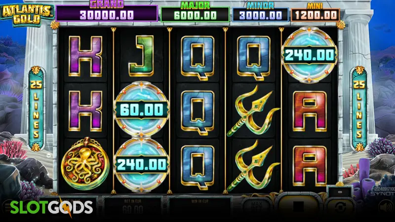 Atlantis Gold Slot - Screenshot 