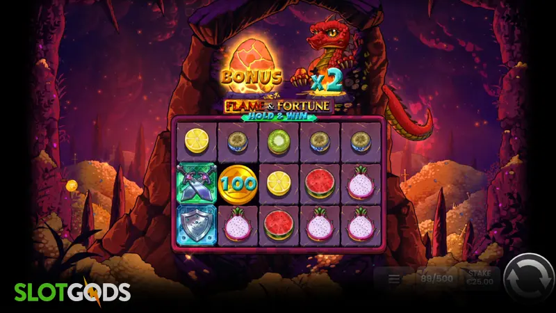 Flame & Fortune: Hold & Win Slot - Screenshot 