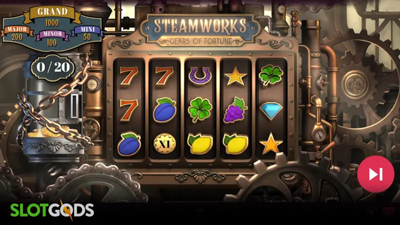 Steamworks Gears of Fortune Slot - Screenshot 