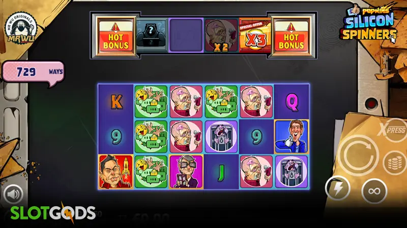 Silicon Spinners Slot - Screenshot 