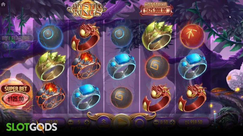 Mystic Rings Slot - Screenshot 
