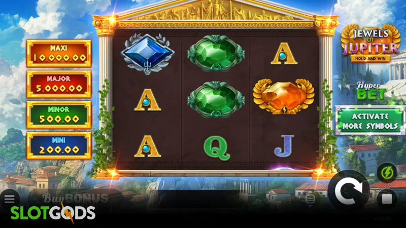 Jewels of Jupiter Hold and Win Slot - Screenshot 