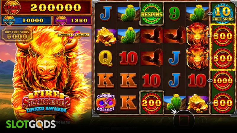 Fire Stampede 2 Slot - Screenshot 
