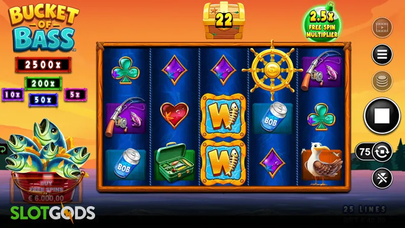 Bucket of Bass Slot - Screenshot 