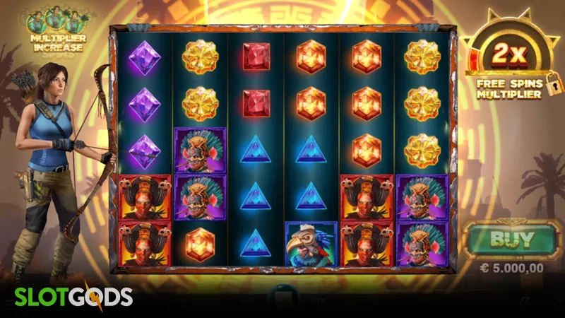 Lara Croft Fortune of the Eclipse Slot - Screenshot 