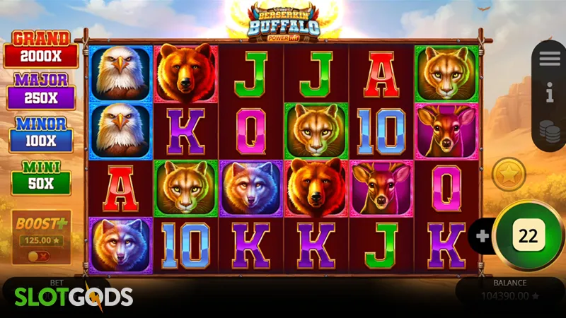 Berserkin' Buffalo Slot - Screenshot 