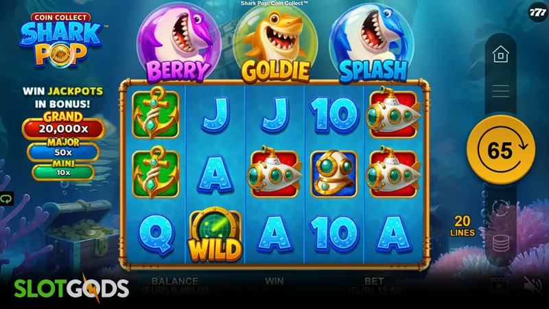 Shark Pop: Coin Collect Slot - Screenshot 
