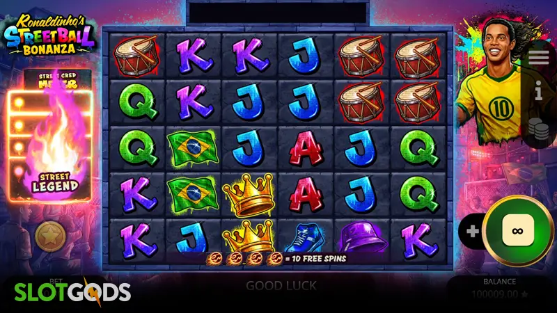 Ronaldinho's Streetball Bonanza Online Slot by Booming Games