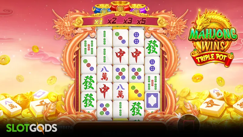 Mahjong Wins Triple Pot Slot - Screenshot 