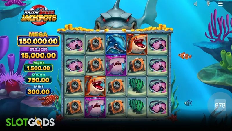 Razor Shark Jackpots Online Slot by Push Gaming
