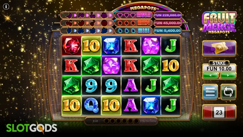 Fruit Merge Megapots Slot - Screenshot 