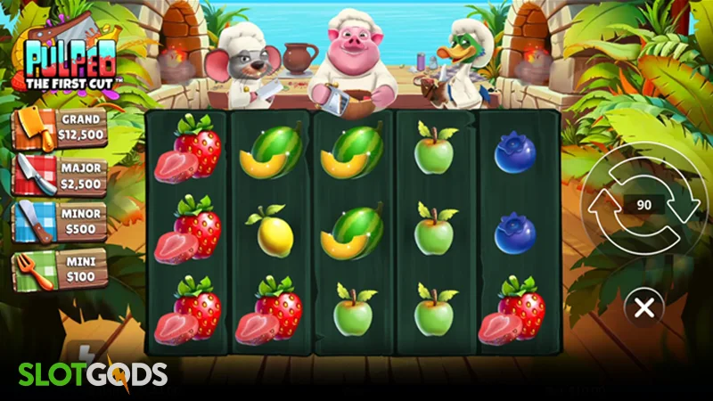 Pulped The First Cut Slot - Screenshot 