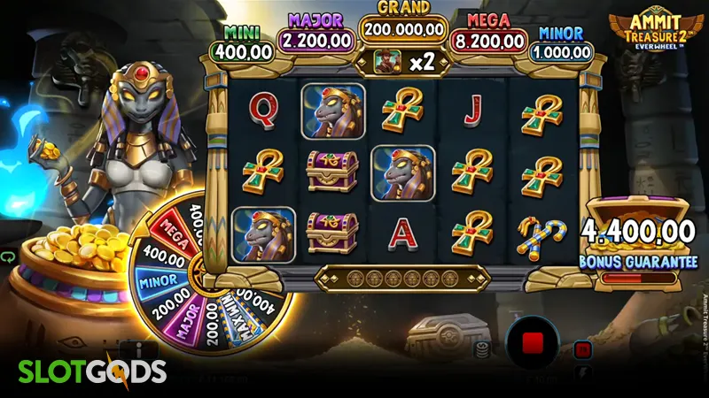 Ammit Treasure 2 EverWheel Slot - Screenshot 
