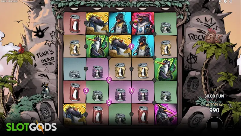 Punk Penguin Slot - Screenshot 
