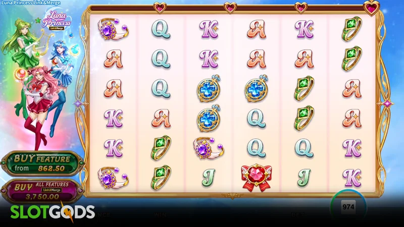Luna Princess Link&Merge Slot - Screenshot 