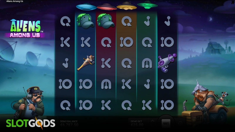Aliens Among Us Slot - Screenshot 