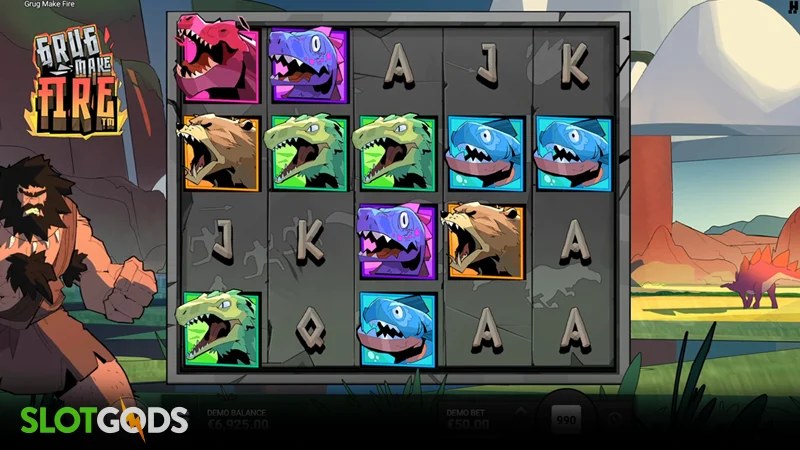 Grug Make Fire Slot - Screenshot 