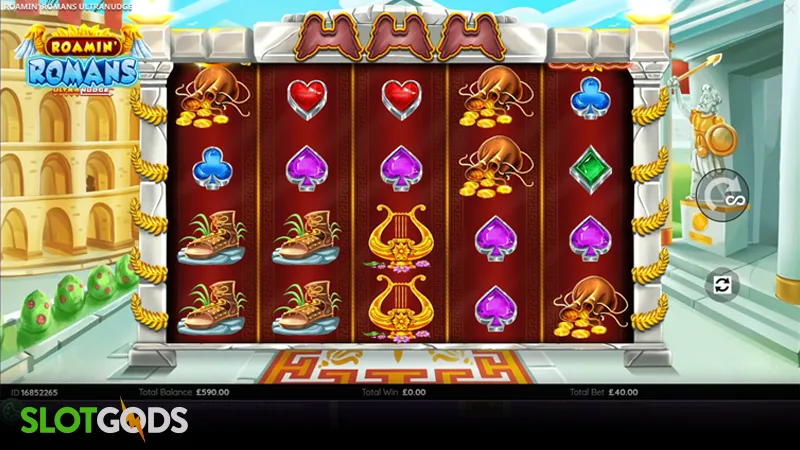 Roamin' Romans Ultranudge Slot - Screenshot 