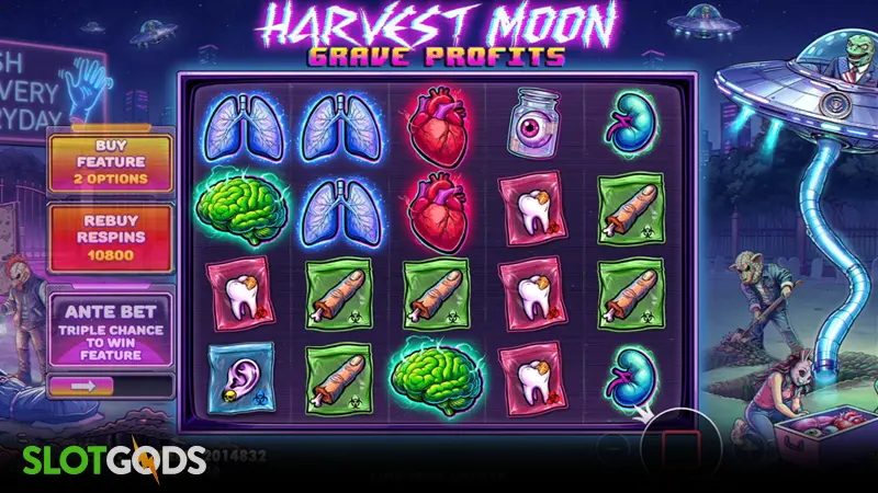 Harvest Moon Grave Profits Slot - Screenshot 