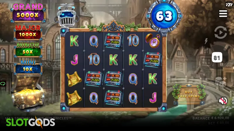 Max Spinwell: Time Chronicles Slot - Screenshot 