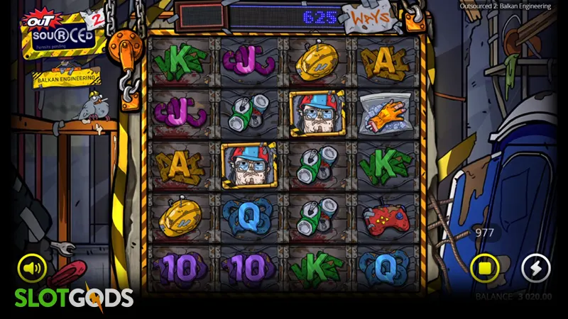 Outsourced 2 - Balkan Engineering Slot - Screenshot 