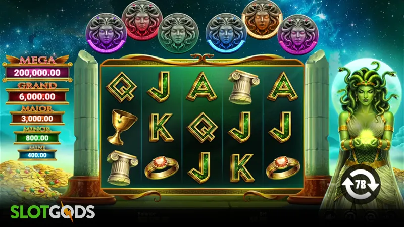 Cash Flip Medusa Gold Slot - Screenshot 