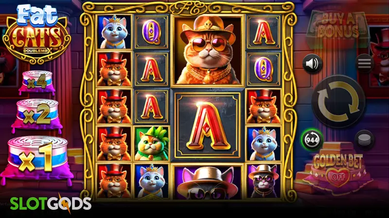 Fat Cats DoubleMax Slot - Screenshot 